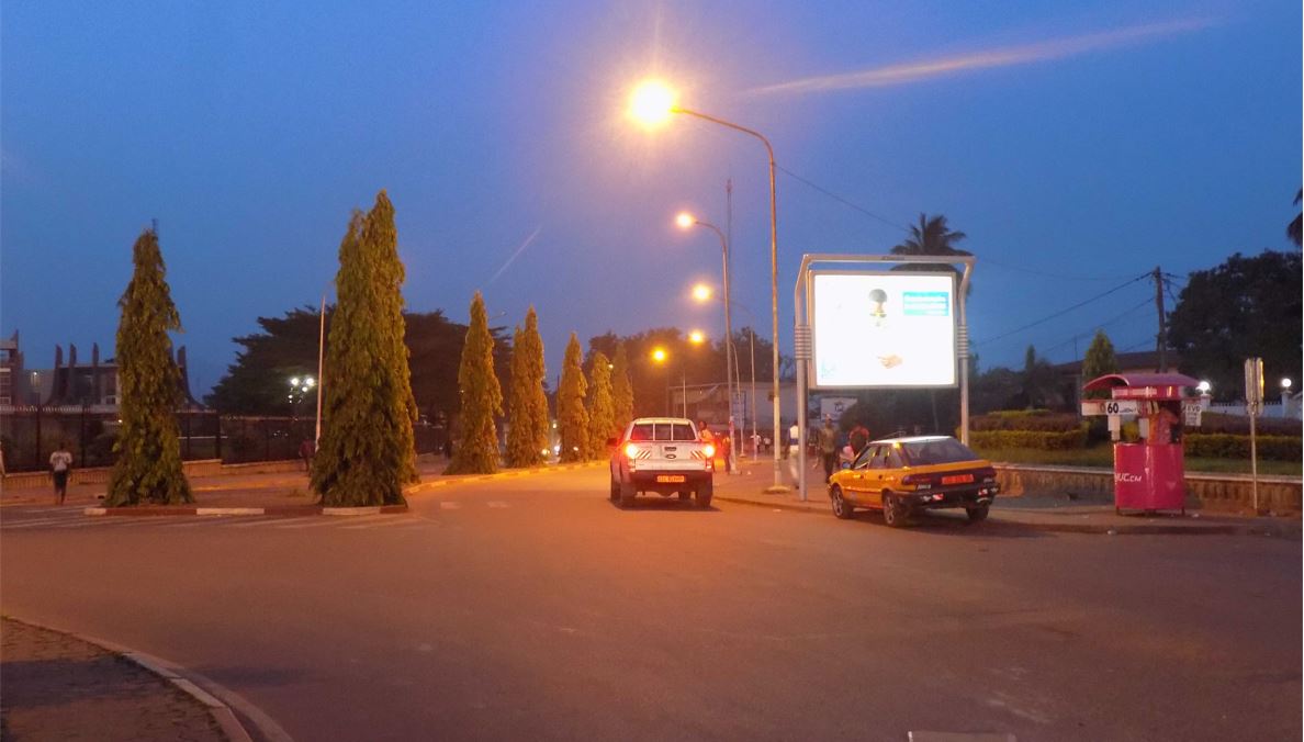 Ville de Yaoundé au Cameroun.
